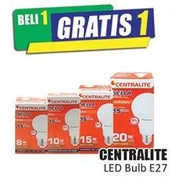 Promo Harga CENTRALITE LED Bulb E27 CDL 3W, E27 CDL 5W, E27 CDL 10W, E27 CDL 8W, E27 CDL 13W, E27 CDL 15W  - Hari Hari