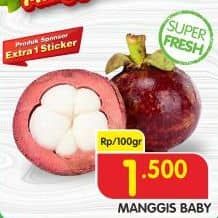 Promo Harga Manggis Cherry per 100 gr - Superindo