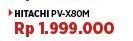 Promo Harga Hitachi PV-X80M Vacuum Cleaner Cordless Stick  - COURTS