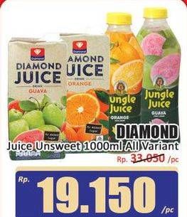 Promo Harga Diamond Jungle Juice All Variants 1000 ml - Hari Hari