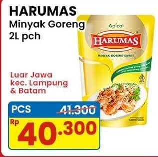 Promo Harga Harumas Minyak Goreng 2000 ml - Indomaret