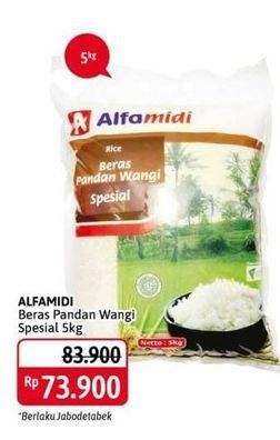 Promo Harga Alfamidi Beras Pandan Wangi Special 5000 gr - Alfamidi