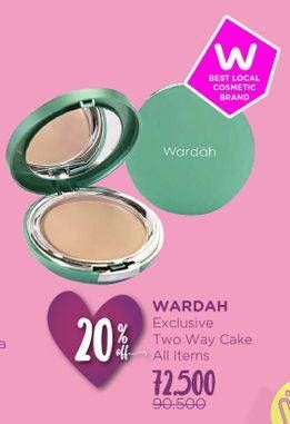 Promo Harga WARDAH Exclusive Two Way Cake All Variants  - Watsons
