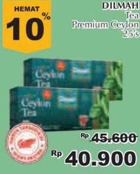 Promo Harga Dilmah Premium Ceylon Tea 25 pcs - Giant