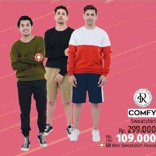 Promo Harga COMFY Men Sweatshirt  - LotteMart