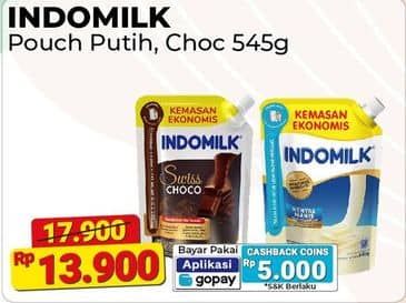 Promo Harga Indomilk Susu Kental Manis Cokelat, Plain 545 gr - Alfamart