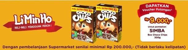 Promo Harga Simba Cereal Choco Chips Coklat 330 gr - Yogya