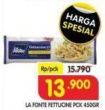 Promo Harga LA FONTE Fettuccine 450 gr - Superindo