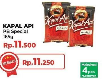 Promo Harga Kapal Api Kopi Bubuk Special 165 gr - Yogya