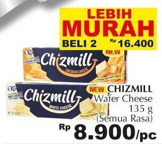 Promo Harga CHIZMILL Wafer All Variants per 2 pouch 135 gr - Giant