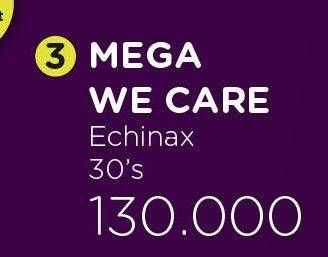 Promo Harga MEGA WE CARE Echinax Capsules 30 pcs - Watsons