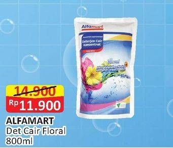 Promo Harga ALFAMART Detergen Cair Floral 800 ml - Alfamart