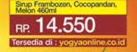 Promo Harga Freiss Syrup Frambozen, Cocopandan, Melon 500 ml - Yogya