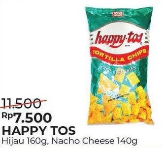 Promo Harga HAPPY TOS Tortilla Chips 160gr/140gr  - Alfamart