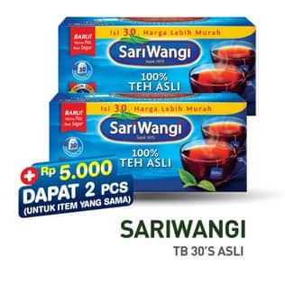 Promo Harga Sariwangi Teh Asli 55 gr - Hypermart