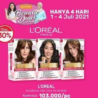 Promo Harga LOREAL Excellence Hair Color All Variant  - Guardian