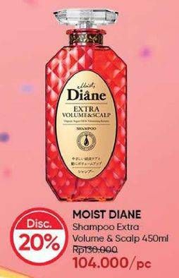 Promo Harga MOIST DIANE Shampoo Extra Volume Scalp 450 ml - Guardian