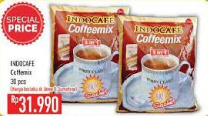 Promo Harga Indocafe Coffeemix 30 pcs - Hypermart