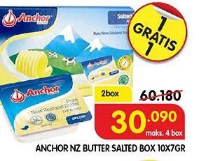 Promo Harga ANCHOR Butter Salted per 2 box - Superindo
