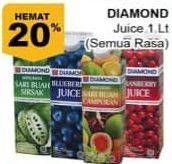 Promo Harga DIAMOND Juice All Variants 1000 ml - Giant