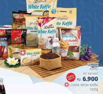 Promo Harga Luwak White Koffie All Variants  - LotteMart