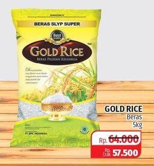 Promo Harga Gold Rice Rice Premium 5 kg - Lotte Grosir