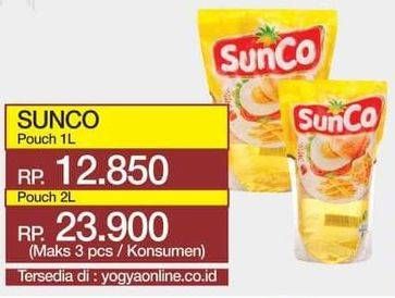 Promo Harga SUNCO Minyak Goreng 2 ltr - Yogya