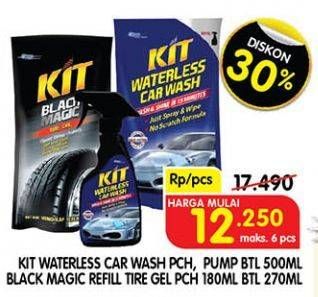 Promo Harga KIT Waterless Car Wash/KIT Black Magic Tire Gel  - Superindo