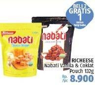 Promo Harga NABATI Wafer White, Chocolate 132 gr - LotteMart