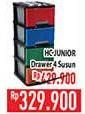 Promo Harga Hc Junior Drawer 4 Susun  - Hypermart