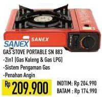 Promo Harga Sanex SN-883-RD Kompor Portable  - Hypermart