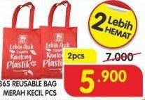 Promo Harga 365 Reusable Bag per 2 pcs - Superindo