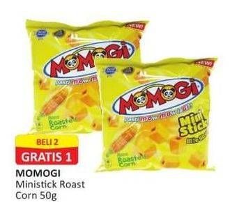 Promo Harga MOMOGI Mini Stick Roast Corn 50 gr - Alfamart
