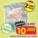 Promo Harga Jamur Inokitake (Jamur Enokitake) 300 gr - Superindo