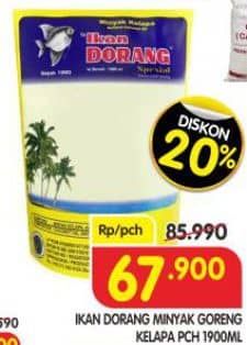 Promo Harga Ikan Dorang Spesial Minyak Goreng Kelapa 1900 ml - Superindo