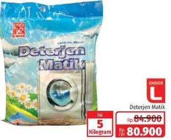 Promo Harga CHOICE L Detergent Matic 5000 gr - Lotte Grosir