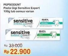 Promo Harga PEPSODENT Pasta Gigi Sensitive Expert All Variants 100 gr - Indomaret