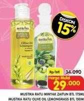 Promo Harga MUSTIKA RATU Minyak Zaitun, Olive Oil Lemongrass  - Superindo