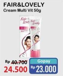 Promo Harga GLOW & LOVELY (FAIR & LOVELY) Multivitamin Cream 50 gr - Alfamart