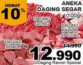 Promo Harga Daging Rawon Spesial per 100 gr - Giant