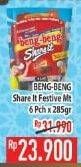 Promo Harga BENG-BENG Share It Festive per 6 pouch 285 gr - Hypermart
