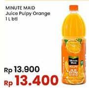 Promo Harga Minute Maid Juice Pulpy Orange 1000 ml - Indomaret