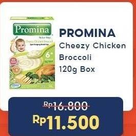 Promo Harga PROMINA Bubur Bayi 6+ Cheezy Chicken Broccoli 120 gr - Indomaret