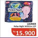 Promo Harga Laurier Relax Night 35cm 12 pcs - Alfamidi