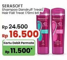 Promo Harga Serasoft Shampoo Anti Dandruff, Hairfall Treatment 170 ml - Indomaret