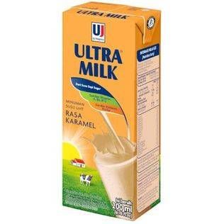 Promo Harga Ultra Milk Susu UHT Karamel 200 ml - Alfamart