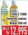 Promo Harga YOU C1000 Isotonic Drink Lemon per 2 botol 500 ml - Hypermart