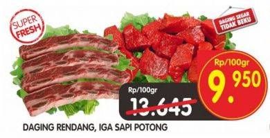 Promo Harga Daging Rendang/ Iga Sapi  - Superindo