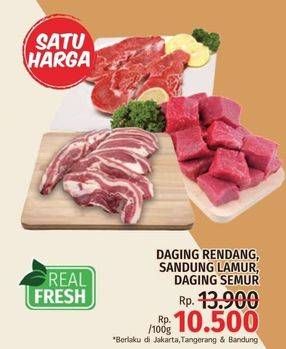Daging Rendang Sapi/Daging Sandung Lamur/Daging Semur