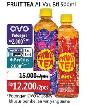 Promo Harga Sosro Fruit Tea All Variants 500 ml - Alfamidi